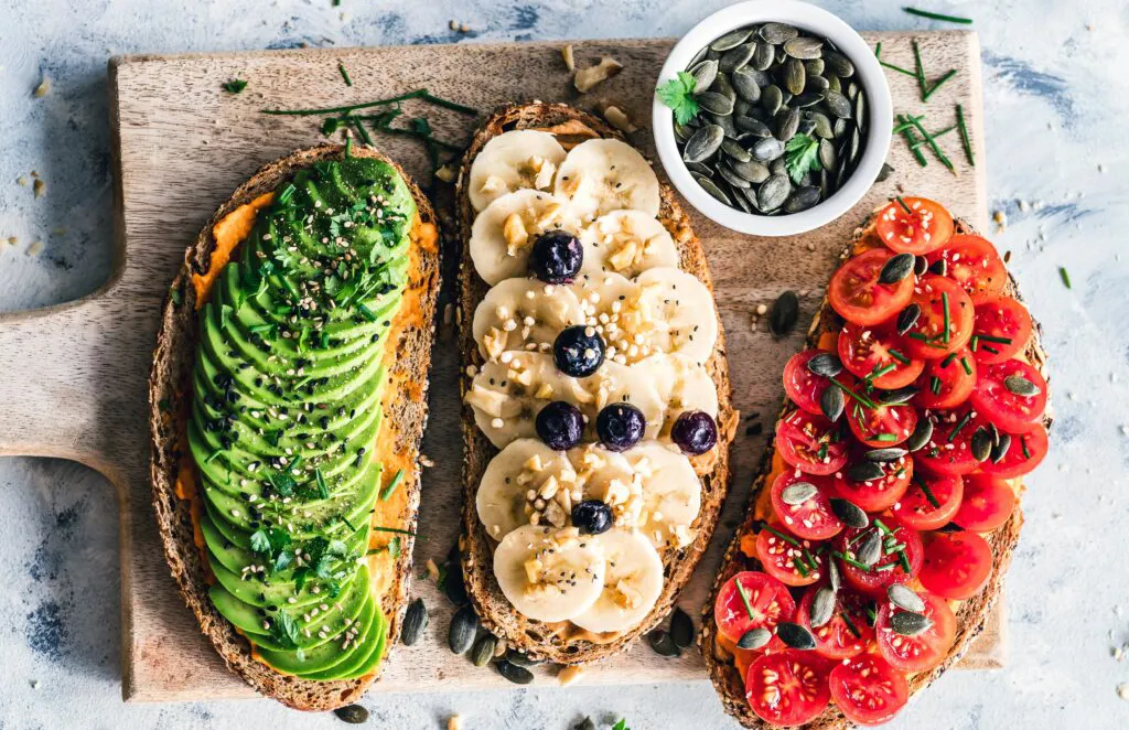 veggie burger and a cannabis-infused ginger veggie burger and a cannabis-infused ginger